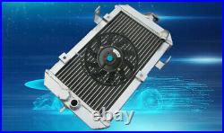 FOR Yamaha 660R/Raptor 660 YFM660R ATV Alu radiator+fan 2002-2005 04 03 02 05