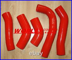 Hose for radiator&ANCILARRY&INDUCTION&intercooler for SUPRA MK3 MA70 7M-GT RED