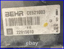 Kit Radiateur/Ventilateur OPEL INSIGNIA 2015 2.0D 13241751 22915610 57743225