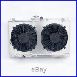 MITSUBISHI LANCER EVO 7 8 9 VII VIII X aluminium radiateur +avec carénage & fan