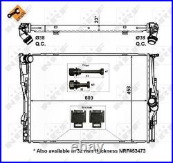 NRF Radiateur, refroidissement du moteur pour BMW NRF Radiateur, refroidissement du moteur pour BMW