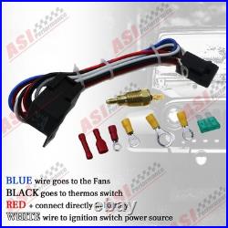 Pour Suzuki Sierra Samurai JA51 SJ413 410 1.3L 81-96 2 Rows Radiateur Shroud Fan Pour Suzuki Sierra Samurai JA51 SJ413 410 1.3L 81-96 2 Rows Radiateur Shroud Fan