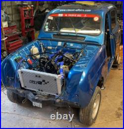 Radiateur ALU Renault 4L 4 R4 TRES Gros Volume Trophy Radiator Eau Aluminium