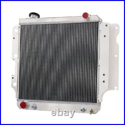 Radiateur Pour JEEP WRANGLER YJ TJ 2.5L 4.0L 4.2 RHD 1986-07 Aluminium 3 Rangée