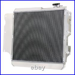 Radiateur Pour JEEP WRANGLER YJ TJ 2.5L 4.0L 4.2 RHD 1986-07 Aluminium 3 Rangée