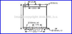 Radiateur eau CITROEN C3 2 PHASE 1 00001330Q5 DV4C 8HR