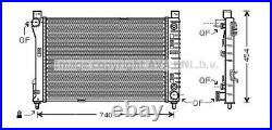Radiateur eau MERCEDES CLASSE CLK 209 COUPE A2035000503 646966