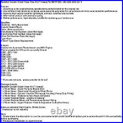 Radiator Coolant Water Hose Pipe Kit (7 Hoses) Pour BMW E90 128i 328i 2007-2011