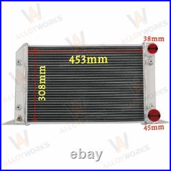 Replacement 3 Row Radiateur Pour VW Scirocco 1.6L 1.8L Pro Stock Style Alu Replacement 3 Row Radiateur Pour VW Scirocco 1.6L 1.8L Pro Stock Style Alu