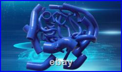 Silicone Radiator Hose For Toyota Supra MK3 MA70 7M-GE/7MGTE 3.0 Turbo BLACK