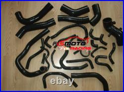 Silicone Radiator Hose For Toyota Supra MK3 MA70 7M-GE/7MGTE 3.0 Turbo BLACK