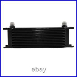 Universal 13-Row 10AN AN10 Radiateur d'huile de moteur Kit Oil Cooler Filter Kit Universal 13-Row 10AN AN10 Radiateur d'huile de moteur Kit Oil Cooler Filter Kit