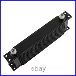 Universal 13-Row 10AN AN10 Radiateur d'huile de moteur Kit Oil Cooler Filter Kit Universal 13-Row 10AN AN10 Radiateur d'huile de moteur Kit Oil Cooler Filter Kit
