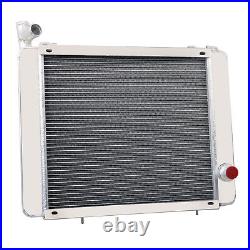 Upgraded 3 Rangées Alu Radiateur Pour Triumph STAG Engine Cooling