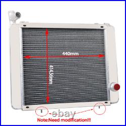 Upgraded 3 Rangées Alu Radiateur Pour Triumph STAG Engine Cooling