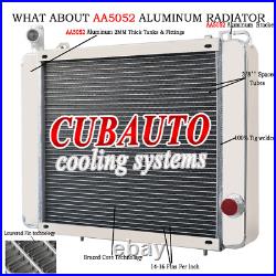 Upgraded 3 Rangées Aluminium Radiateur Pour Triumph STAG Engine Cooling