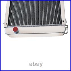 Upgraded 3 Rangées Aluminium Radiateur Pour Triumph STAG Engine Cooling